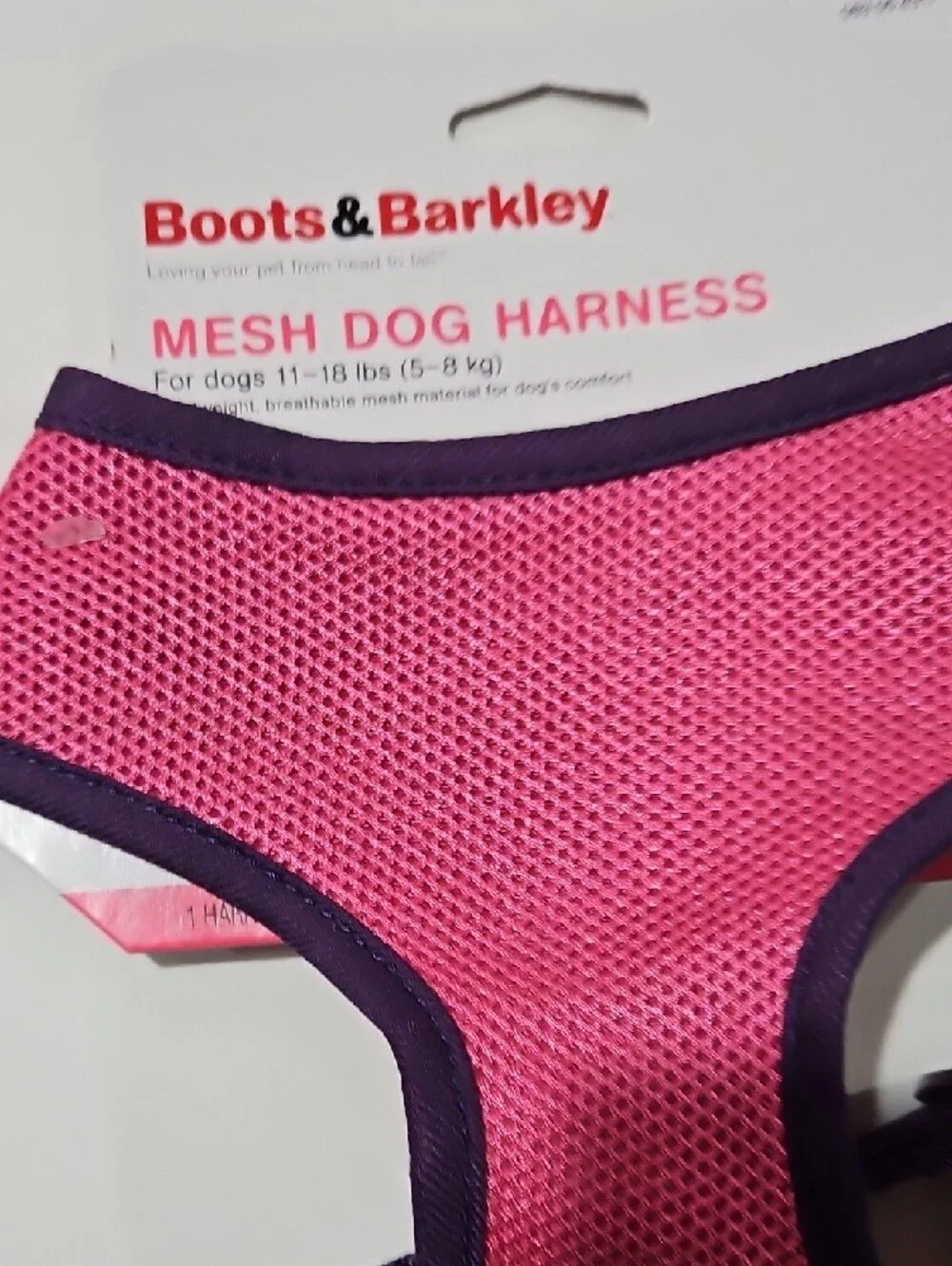 Boots & Barkley Pink and Red Mesh Dog Harnesses Set  Misc Lot